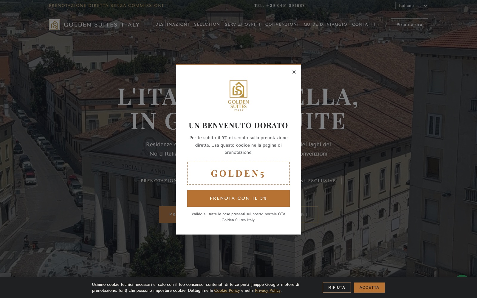 Sito Golden Suites Italy